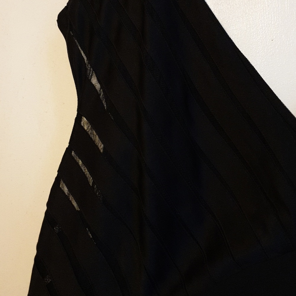 Black Ruffled Dress - Picture 2 of 5